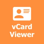 vcard viewer android application logo